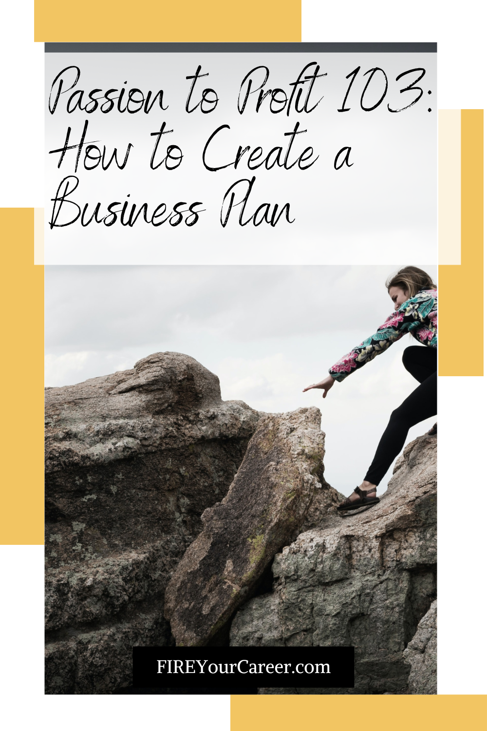Passion to Profit 103 How to Create a Business Plan