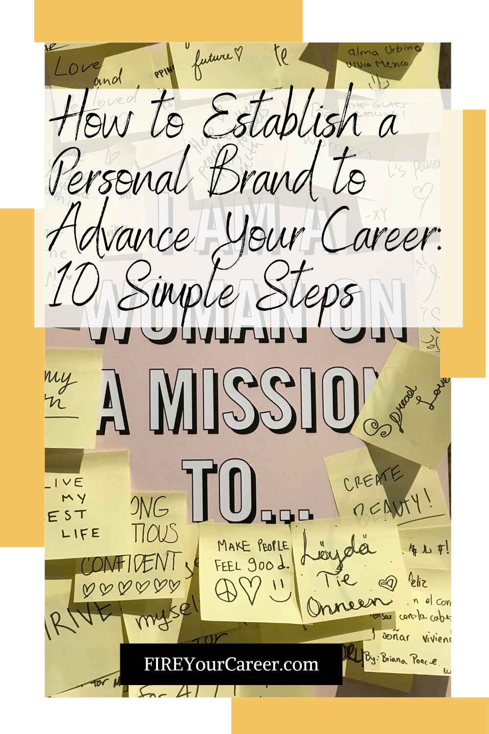 V2 How to Establish a Personal Brand to Advance Your Career 10 Simple Steps Pinterest (1)