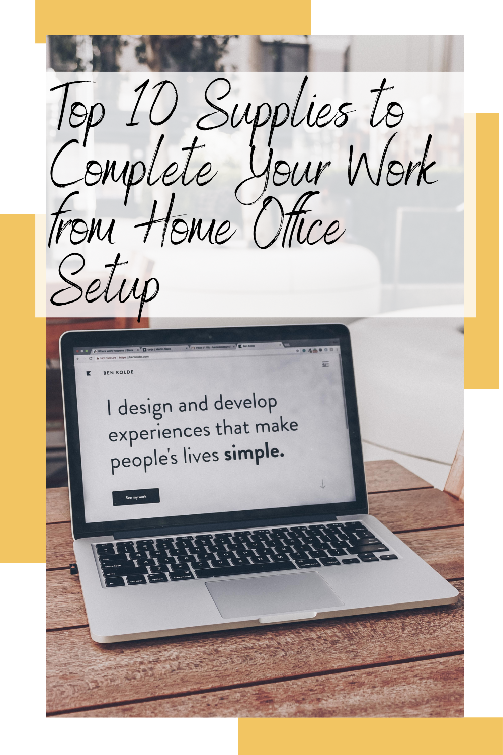 Top 10 Supplies to Complete Your Work from Home Office Setup Pinterest